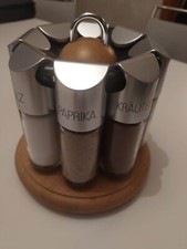 Erbe Da Cucina Portaspezie Condimento Vasetti Contenitore Girevole