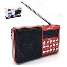 Radio Radiolina Cassa Speaker Portatile con USB Lettore MP3 TF FM Jack Micro SD