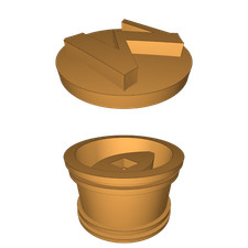 Custom Steering Wheel for Spektrum DX3R - Version 3