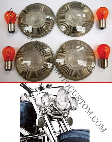 Vetri frecce moto harley fume - vetri,