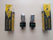 Sylvania 6SL7GT Tall Bottle NOS Matched Coppia