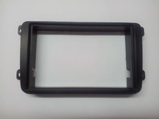 VW POLO DAL 2009 AL 2014-MASCHERINA AUTORADIO 2DIN-2ISO-COLORE NERO