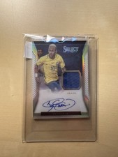 NEYMAR JR 2016-17 Panini Seleziona Giocatore Indossato Reliquia Auto Bianco Prizm /25