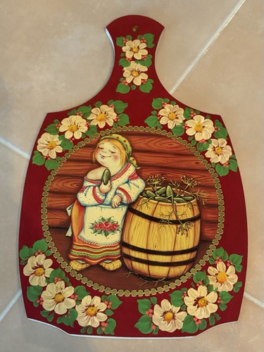 Tagliere legno dipinto - tagliere,