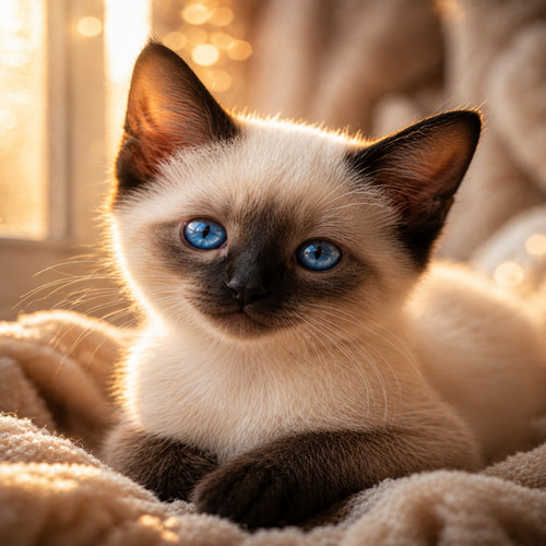 Borsa tote gattino siamese
