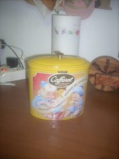 scatola ovale  in latta  CAFFAREL AMARETTI DEL SASSELLO ,vintage leggi