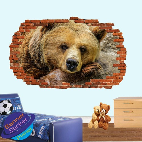 Adesivo murale orso - adesivo,
