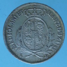 MILANO GIUSEPPE II 1/2 SCUDO 1785 MONETE ARGENTO COIN CURRENCY NUMISMATICA 