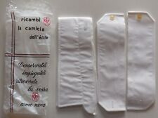 VINTAGE   MARINA MILITARE ITALIA MARINAIO RICAMBI LA CAMICIA POLSINI COLLETTO