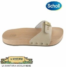 Scholl zoccolo aperto legno - zoccolo,
