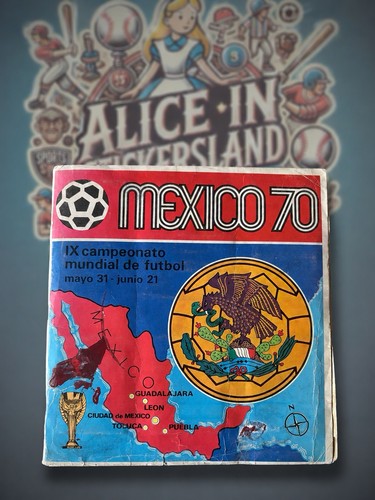Album mexico 1970 panini - album, 70