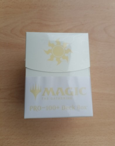Magic mana white deck box - magic, 100+