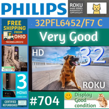 Philips 720p smart roku - philips, 32"