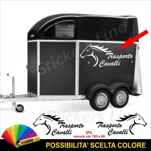 Adesivi trasporto cavalli - trasporto,