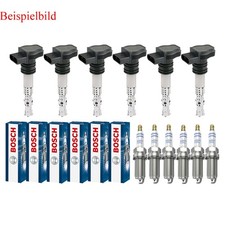 6 bobine di accensione ENGITECH + 6 candele Bosch doppio platino per Audi A6 4F2 C6