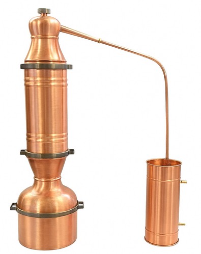 Distillatore rame con - distillatore,