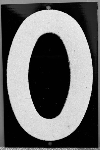 Casa riflettente lettere - riflettente,