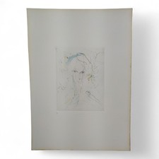 LITOGRAFIA 'VOLTO' - ERNESTO TRECCANI CM. 70X50 ED. NUMERATA E FIRMATA