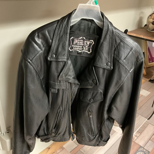 Giacca moto pelle - pelle, vintage