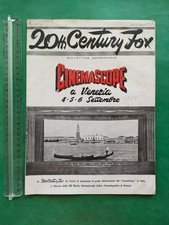 BOLLETTINO 20TH CENTURY FOX 1953 IL CINEMASCOPE A VENEZIA