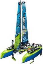 GW87c8 LEGO Technic Catamarano 42105 Modello Barca a Vela Kit di Costruzione, Nuovo 2020 (404 P