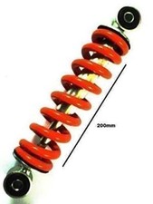 Pocket Bike - Dirt Bike - Mini Cross - Mini Bike ammortizzatore 200 mm arancione nuovo