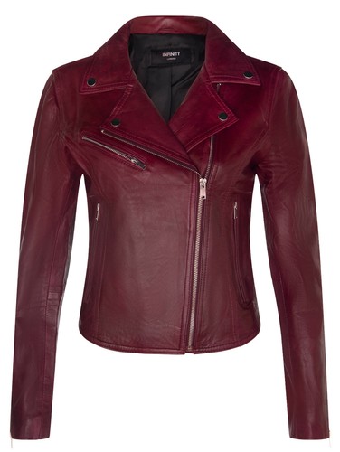 Donna pelle biker giacca - donna,