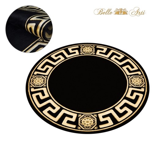 Tappeto rotondo nero 200x200
