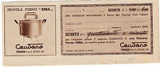 BUONO SCONTO PER ACQUISTARE PENTOLA FORNO " SEBA " CAUDANO TORINO  3-365