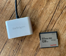 SanDisk Extreme PRO 128 GB CFast 2.0 Memory Card + cfast reader StarTtech