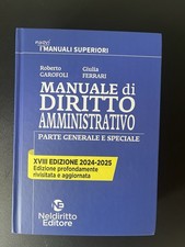 Manuale Di Diritto Amministrativo, Garofoli, 2025