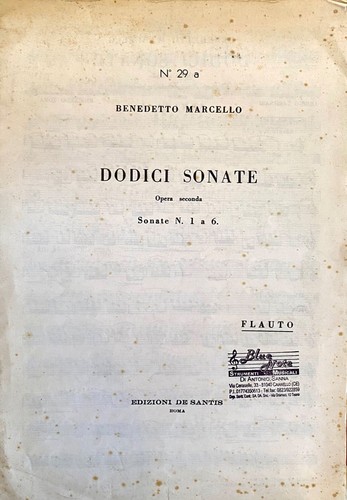 Benedetto marcello dodici - benedetto,