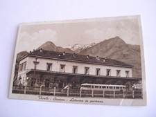Vercelli - Varallo stazione littorina in partenza - non spedita f. p. 