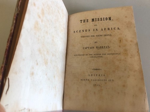 Antico libro the mission - the,
