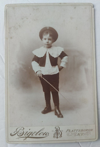 Vintage cabinet card giovane - cabinet,