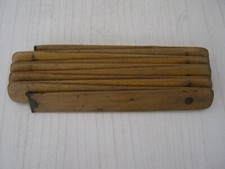 ANTICO METRO DA MURATORE IN LEGNO DA UN METRO VINTAGE