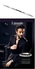 Bracciale 2Jewels Uomo Acciaio Ceramica Man Bracelet Armband Edelstahl Keramik