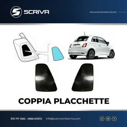 Coppia placchette modanature - placchette,