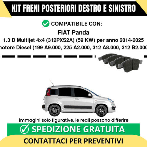 Pastiglie freno posteriori - pastiglie,