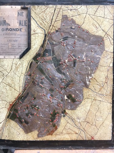 Antica carta rilievo legno - antica,