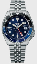 Orologio automatico Seiko 5 Five Sports SSK003 SKX GMT 100 m quadrante blu SSK003K1