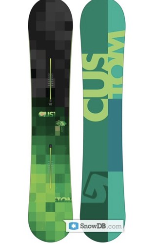 Men burton custom 163 with - burton,