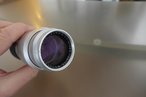 Leica elmar 135 attacco - leica,
