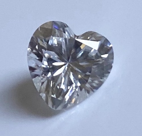 Moissanite cuore 8x8 - cuore, (8x8