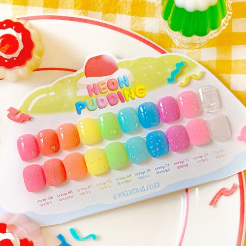 Yogurt nail neon pudding gel - yogurt,