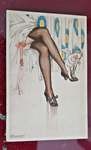Cartolina illustratore mauzan - illustratore,
