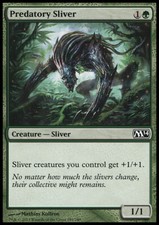 MTG PREDATORY SLIVER EXC -