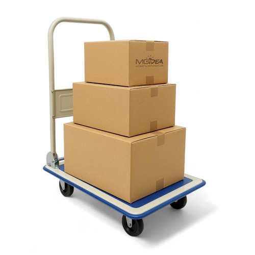Carrello pianale magazzino - carrello,