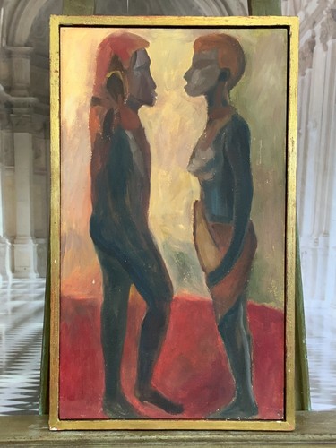 Nudo erotico dipinto olio - erotico,