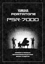 Yamaha PSR-7000 Instruction